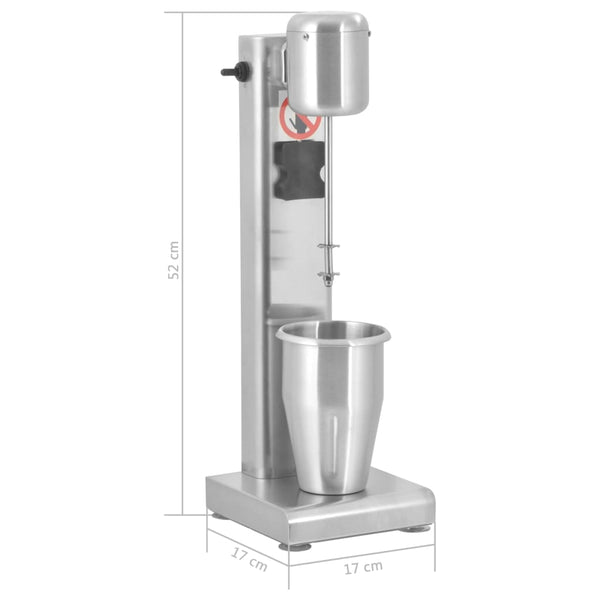 Vidaxl Milkshake Mixer Stainless Steel 1 L Countertop Blenders