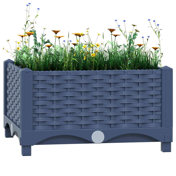 Vidaxl Raised Bed 40X40x23 Cm Polypropylene Raised Garden Beds
