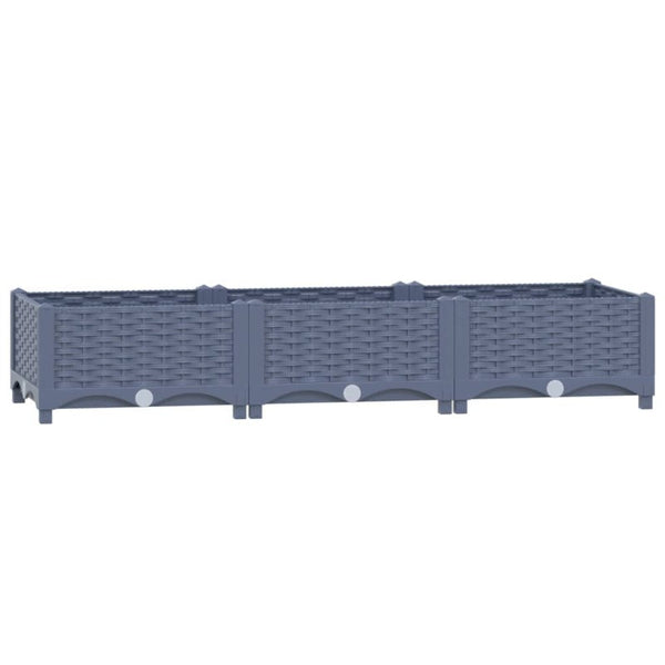 Polypropylene Raised Garden Bed 120 Centimetre X 40 23 Outdoor Planter Raised Garden Beds
