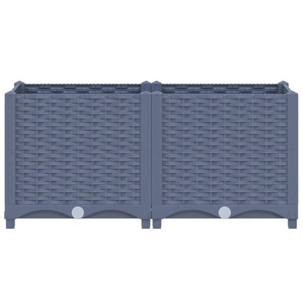Raised Garden Beds Raised Bed 80X40x38 Cm Polypropylene