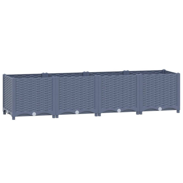 Vidaxl Raised Bed 160X40x38cm Polypropylene Raised Garden Beds