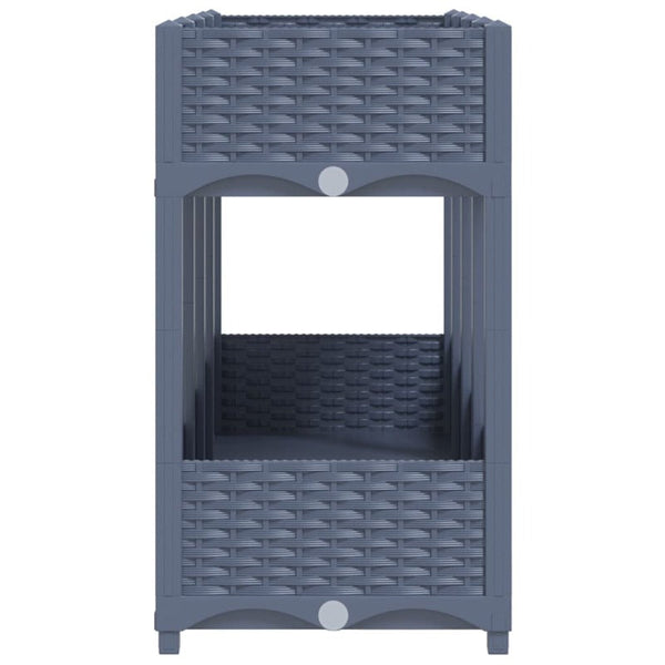 Raised Garden Beds Raised Bed 160X40x71 Cm Polypropylene