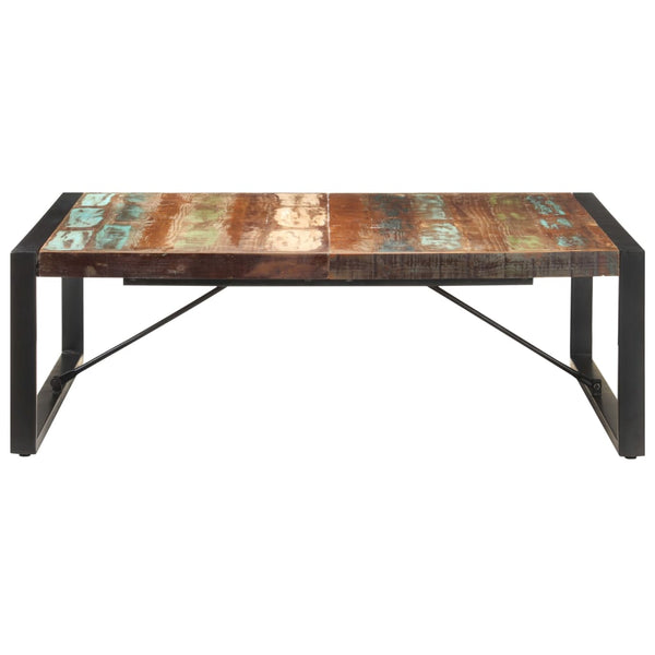 Coffee Table 120X120x40 Cm Solid Wood Reclaimed Coffee Tables