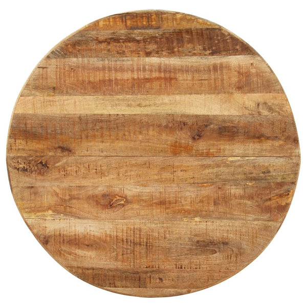 Dining Tables Dining Table Round 100X100x75 Cm Rough Mango Wood
