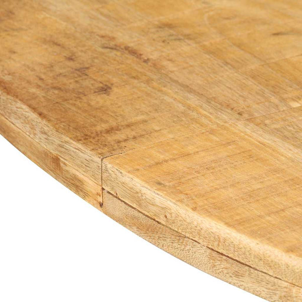 Vidaxl Dining Table Round 175X75 Cm Rough Mango Wood Dining Tables