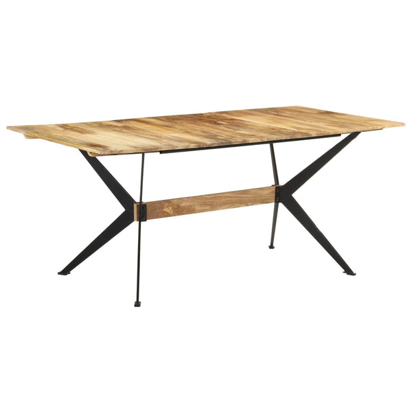 Dining Table 180X90x76 Cm Solid Mango Wood Dining Tables