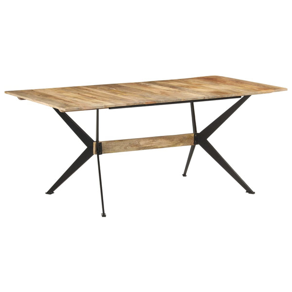 Dining Table 180X90x76 Cm Solid Mango Wood Dining Tables