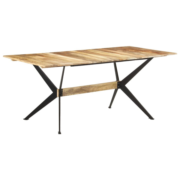 Dining Table 180X90x76 Cm Solid Mango Wood Dining Tables
