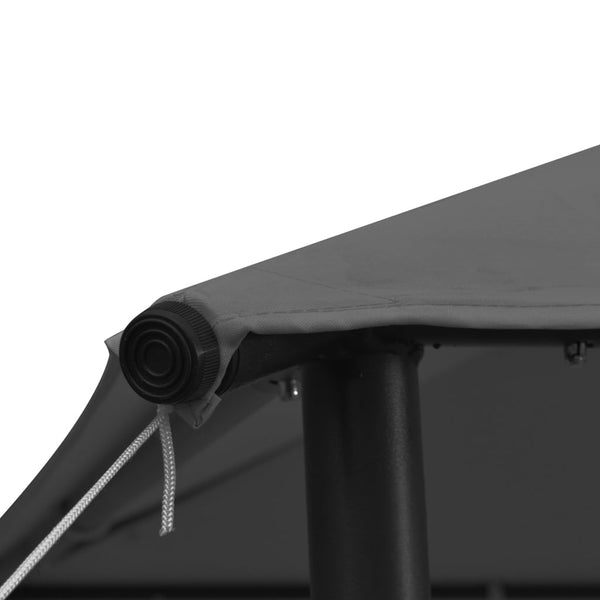 Gazebo 3X3 M Anthracite Fabric And Steel 180 G/Ma Gazebos & Pergolas