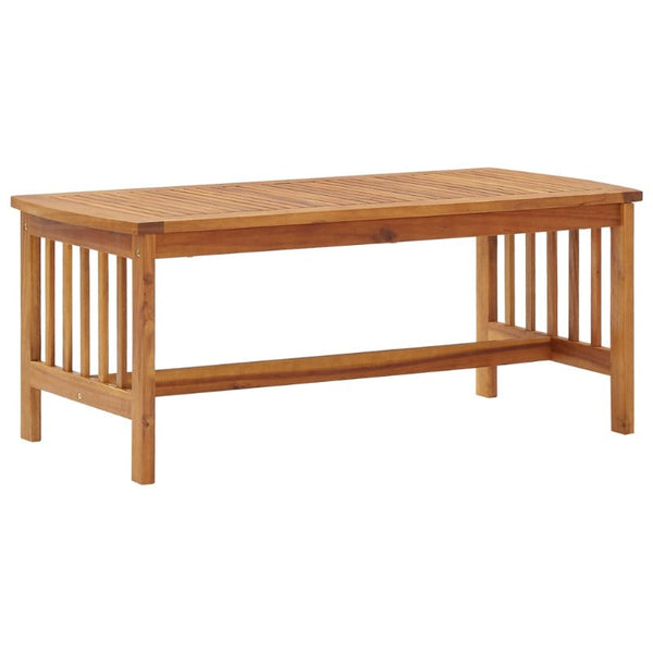 Vidaxl Coffee Table 102X50x43 Cm Solid Acacia Wood Coffee Tables