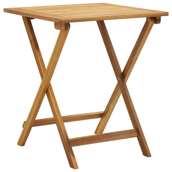 Vidaxl 3 Piece Folding Bistro Set With Cushions Solid Acacia Wood Other Patio & Garden Furniture