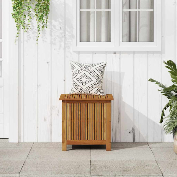 Vidaxl Garden Storage Box 60X50x58 Cm Solid Wood Acacia Storage Deck Boxes