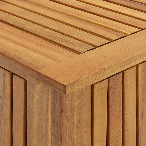Garden Storage Box 60X50x58 Cm Solid Wood Acacia Storage Deck Boxes