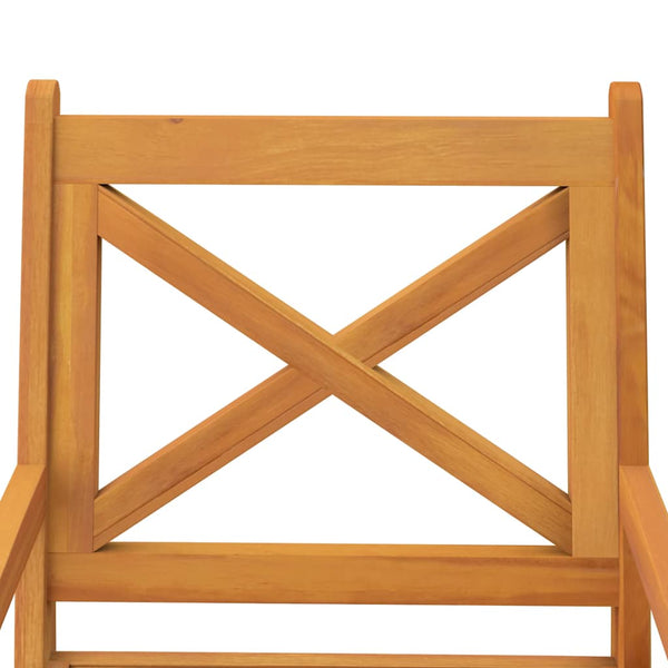 Vidaxl Outdoor Dining Chairs 2 Pcs Solid Wood Acacia Patio Chairs