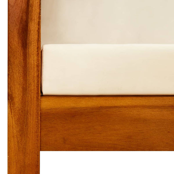 Garden Bench With Canopy Solid Acacia Wood Patio Benches