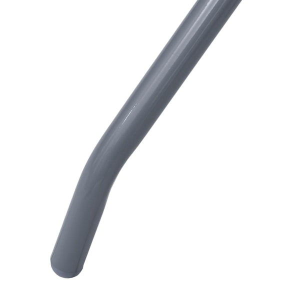 Garden Table Light Grey 80 Cm Steel And Glass Patio & Garden Tables