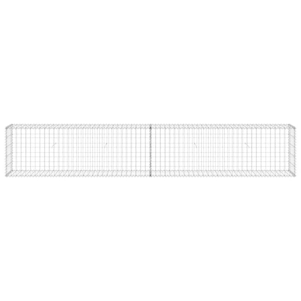 Vidaxl Gabion Wall With Covers Galvanised Steel 300X30x50 Cm Gabion Baskets