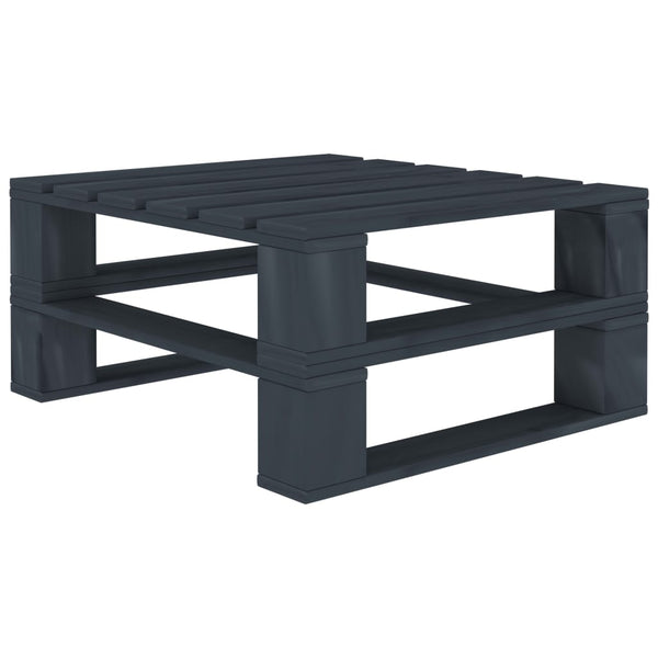 Garden Pallet Tables 2 Pcs Grey Wood Patio & Garden Tables