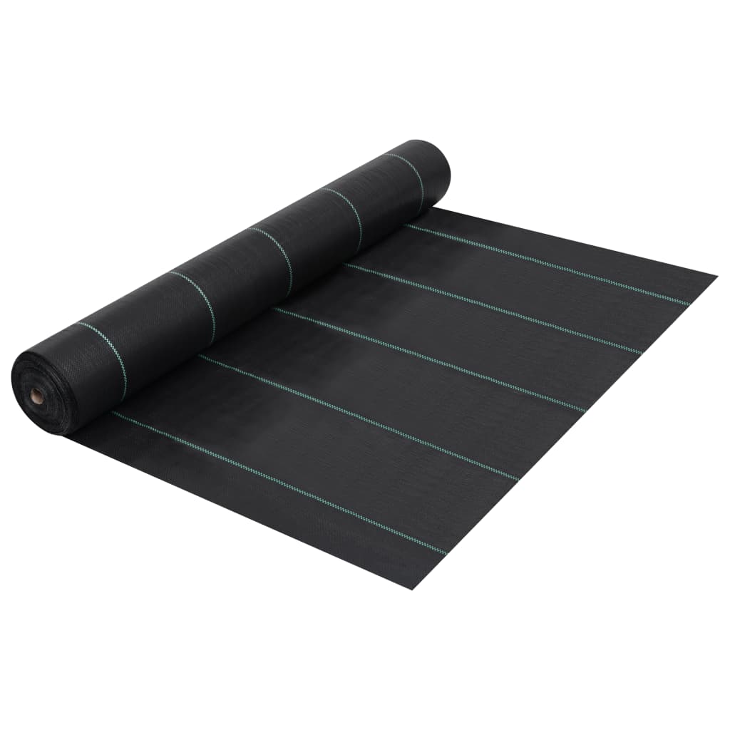 Weed & Root Control Mat Black 1X10 Pp Weed Control Fabric
