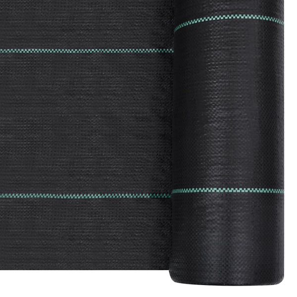 Weed & Root Control Mat Black 2X150 Pp Weed Control Fabric