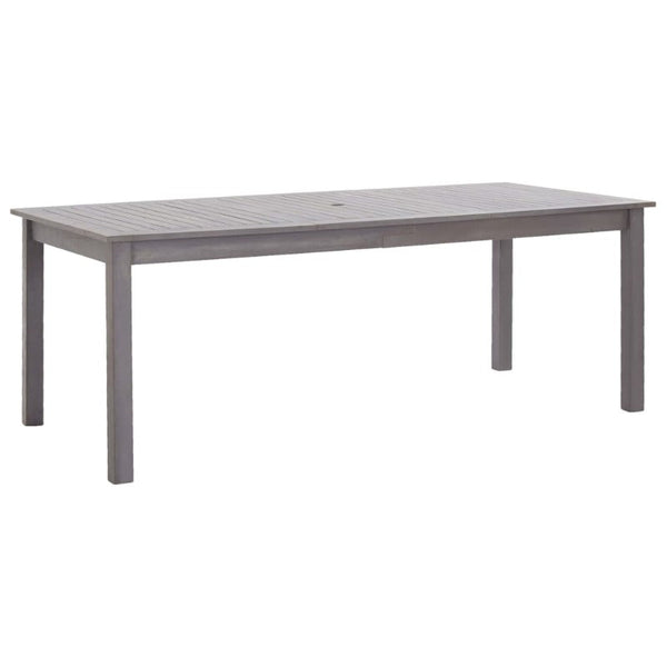 Vidaxl Garden Table Grey Wash 200X90x74 Cm Solid Acacia Wood Patio & Garden Tables