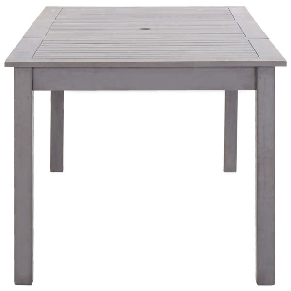 Vidaxl Garden Table Grey Wash 200X90x74 Cm Solid Acacia Wood Patio & Garden Tables