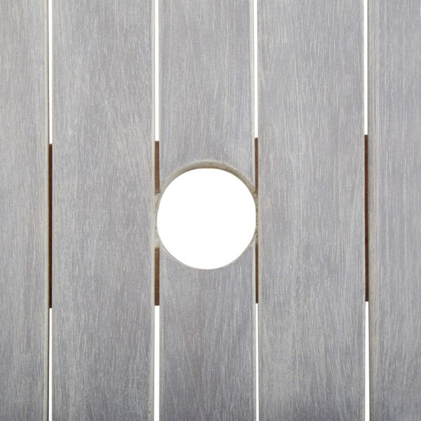 Vidaxl Garden Table Grey Wash 200X90x74 Cm Solid Acacia Wood Patio & Garden Tables