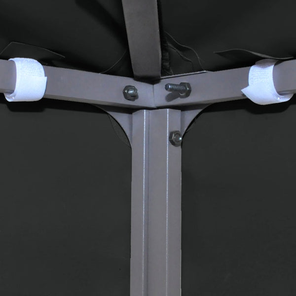 Gazebos & Pergolas 2 Tier Gazebo Top Cover 310 G/M 3X3 Black