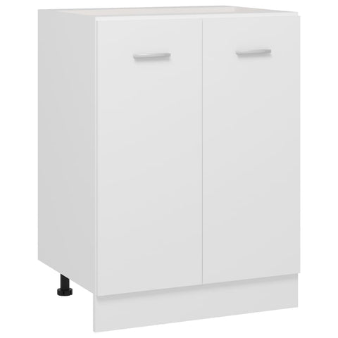 Bottom Cabinet White 60X46x81.5 Cm Engineered Wood Kitchen Cabinet Doors And Fronts
