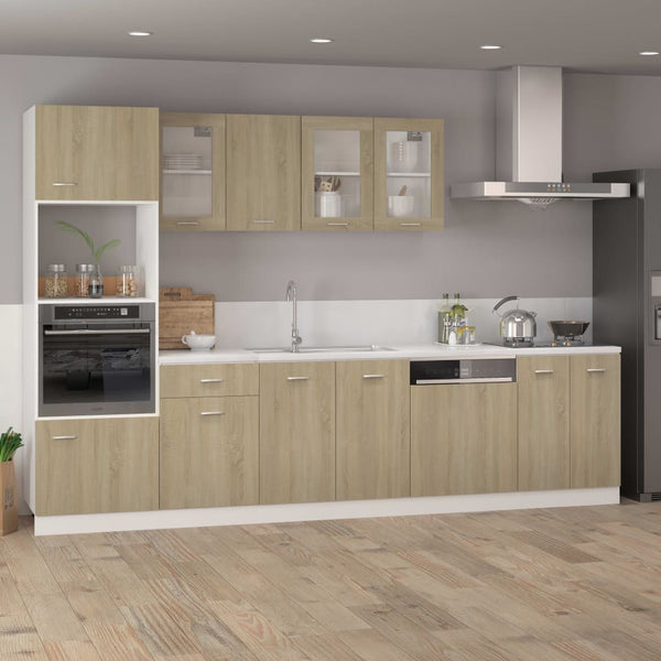 Drawer Bottom Cabinet Sonoma Oak 50X46x81.5 Cm Engineered Wood Kitchen Cabinet Doors And Fronts