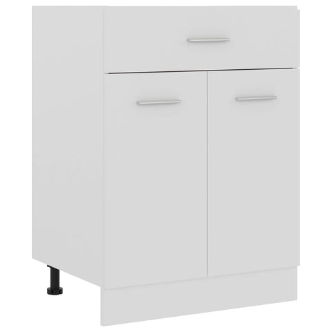Vidaxl Drawer Bottom Cabinet Lyon White 60X46x81.5 Cm Engineered Wood Cabinets & Cupboards