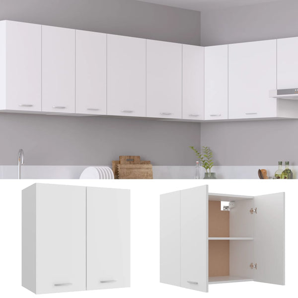 Vidaxl Hanging Cabinet Lyon White 60X31x60 Cm Engineered Wood Cabinets & Cupboards