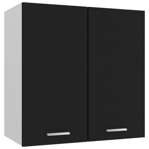 Vidaxl Hanging Cabinet Lyon Black 60X31x60 Cm Engineered Wood Cabinets & Cupboards