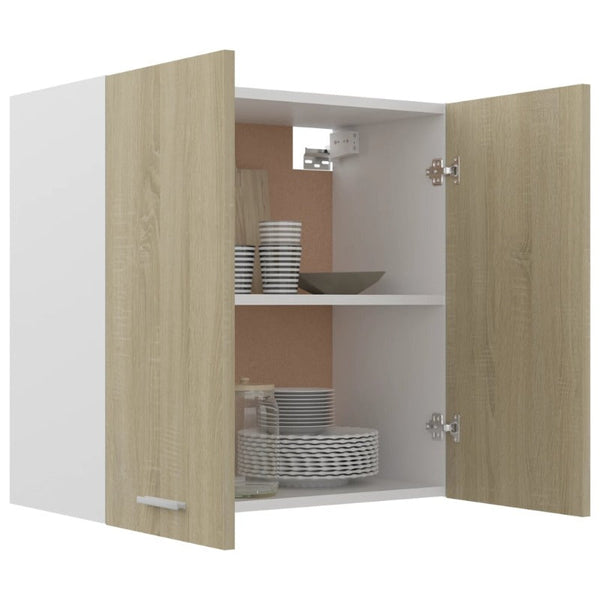 Hanging Cabinet Sonoma Oak 60X31x60 Cm Engineered Wood