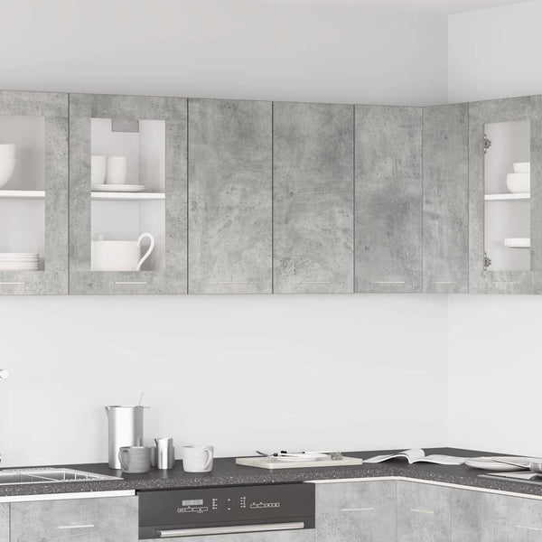 Vidaxl Hanging Cabinet Lyon Concrete Grey 60X31x60 Cm Engineered Wood Cabinets & Cupboards