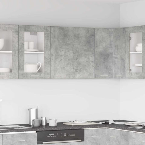 Vidaxl Hanging Cabinet Lyon Concrete Grey 60X31x60 Cm Engineered Wood Cabinets & Cupboards