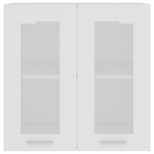 Cabinets & Cupboards Hanging Glass Cabinet White 60X31x60 Cm Engineered Wood
