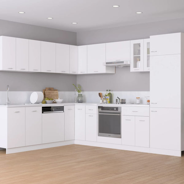 Hanging Corner Cabinet White 57X57x60 Cm Engineered Wood Kitchen Cabinet Doors And Fronts