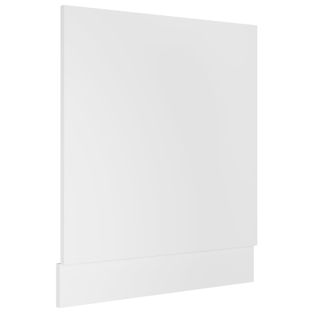 Dishwasher Panel White 59.5X3x67 Cm Engineered Wood Kitchen Cabinet Doors And Fronts
