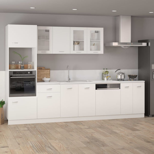 Dishwasher Panel White 59.5X3x67 Cm Engineered Wood Kitchen Cabinet Doors And Fronts