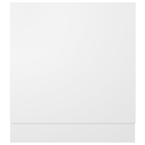 Dishwasher Panel White 59.5X3x67 Cm Engineered Wood Kitchen Cabinet Doors And Fronts