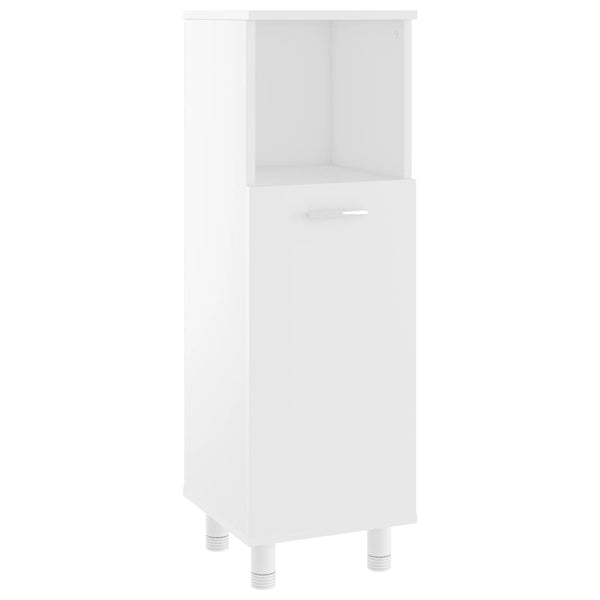 Bathroom Cabinet White 30X30x95 Cm Engineered Wood Bathroom Cabinets