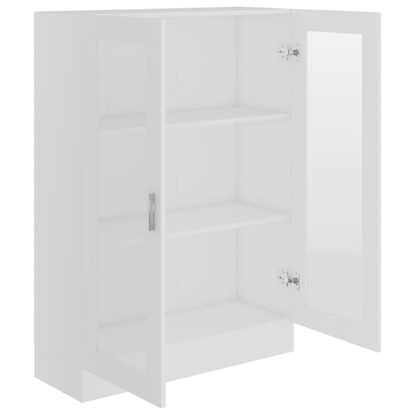 Cabinets & Cupboards Vitrine Cabinet White 82.5X30.5X115 Cm Engineered Wood