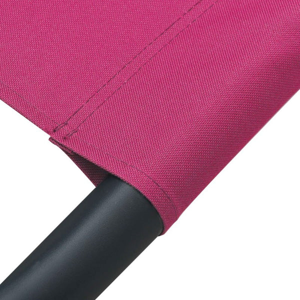 Outdoor Lounge Bed Fabric Pink