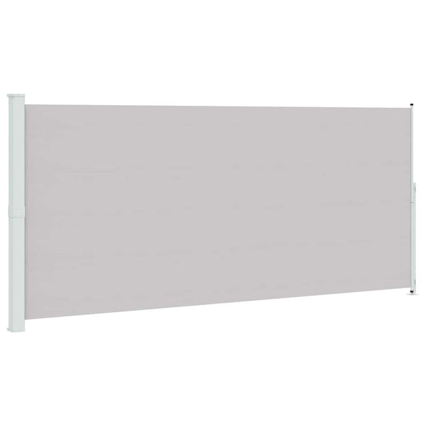 Vidaxl Patio Retractable Side Awning 220X514cm Grey Awnings