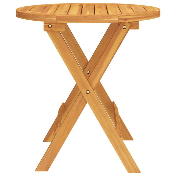 Bistro Table 46X47 Cm Solid Wood Acacia