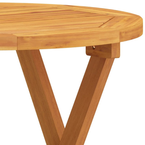 Bistro Table 46X47 Cm Solid Wood Acacia