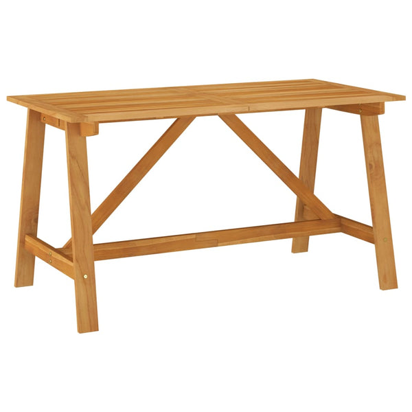 Vidaxl Garden Dining Table 140X70x73.5 Cm Solid Acacia Wood Outdoor Dining Sets