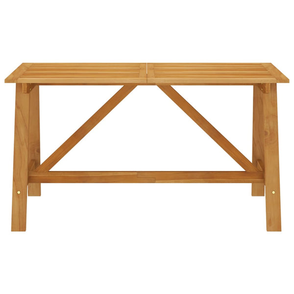 Vidaxl Garden Dining Table 140X70x73.5 Cm Solid Acacia Wood Outdoor Dining Sets