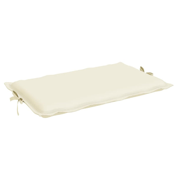 Sun Lounger Cushion Cream 186X58x3cm Oxford Fabric Loungers